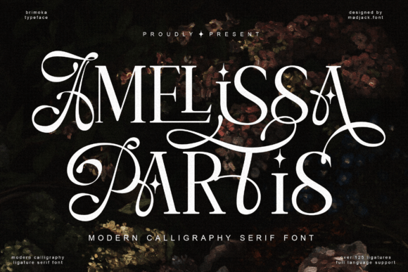 Amelissa Partis Font for Web Design