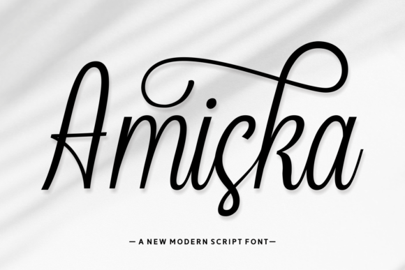 Amiska: A Refined Script Font