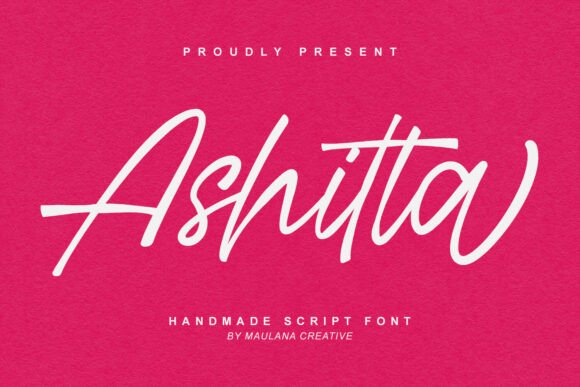 Ashitta: A Stylish Handwritten Font