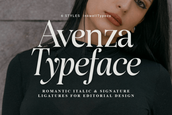 Avenza Regular: Elegant Serif Font