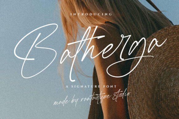 Batherga: A Handwritten Font for Web Design