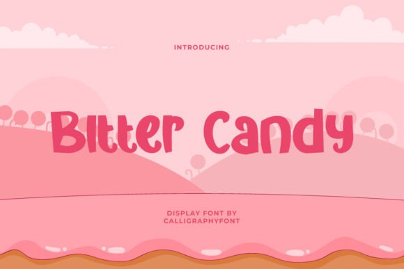 Bitter Candy Font: Sweet Design for Editorial Use