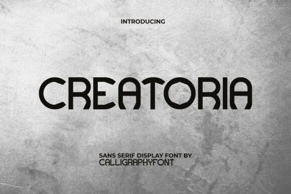 Creatoria Font for Modern Design
