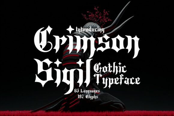 Crimson Sigil Font for Crafters