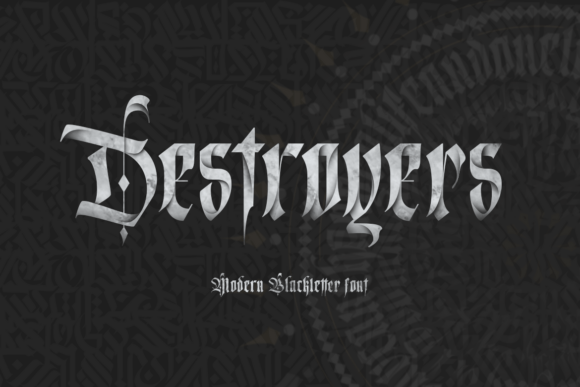 Destroyers Font for Creative Makers