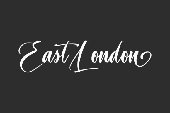East London Font: A Script Amp for Creative Projects