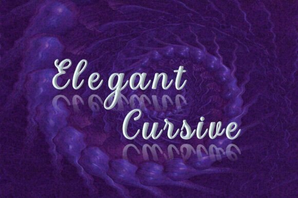 Elegant Cursive: A Font of Timeless Grace