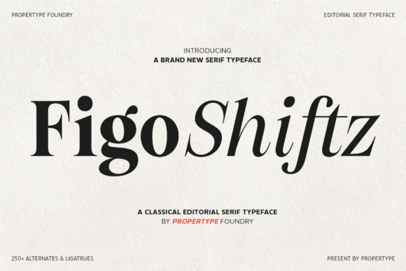 Figo Shiftz: A Font for Polished Branding