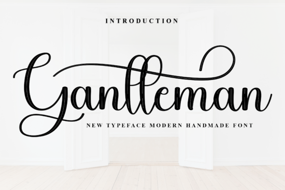Gantleman: A Stylish Script Font