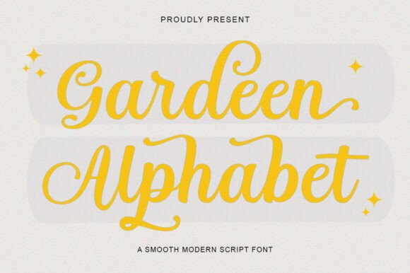 Garden Alphabet: A Font for Elegant Campaigns