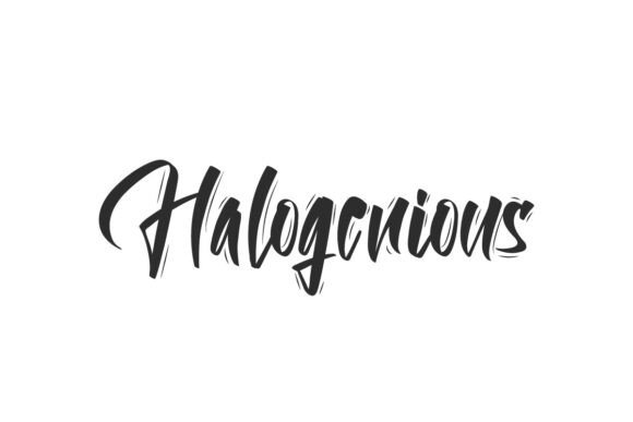 Halogenious Font Review