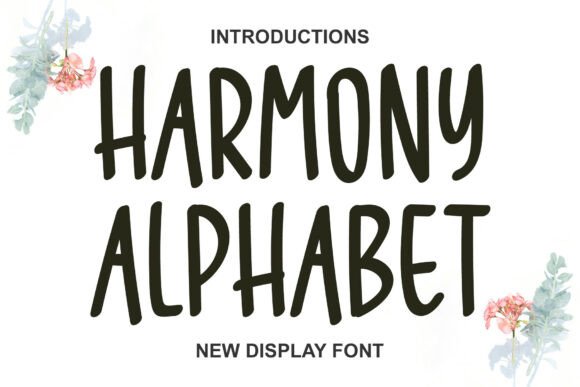 Harmony Alphabet Font for Web Design