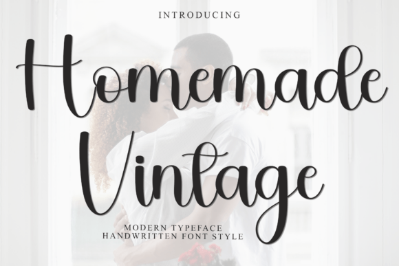 Homemade Vintage Font for Creative Projects
