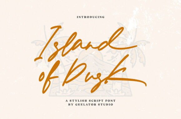 Island of Dusk Font for Elegant Design