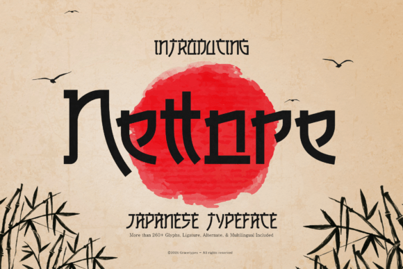 Nettore: A Bold Display Font for Web Design