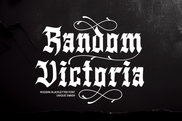 Random Victoria Font for Web Design