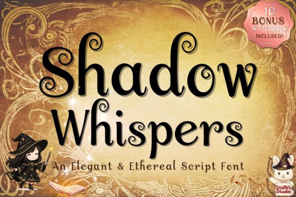 Shadow Whispers Font for Web Design