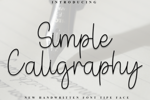 Simple Caligraphy: A Friendly Font for Creative Campaigns