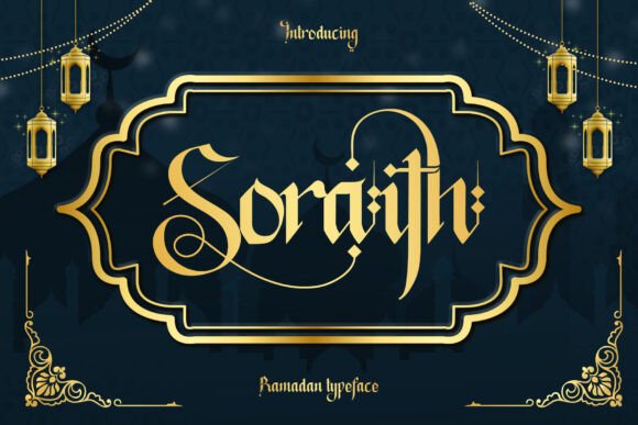 Soraith Regular: A Bold Font for Web Design