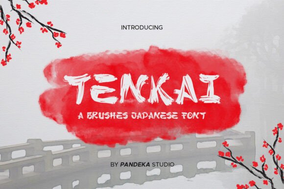 Tenkai: A Bold Japanese Brush Font