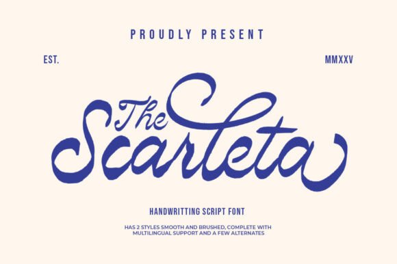 The Scarleta Font