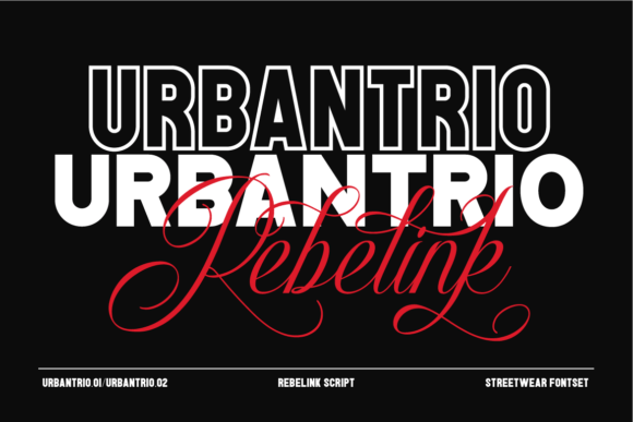 Urbantrio Rebelink: Bold Typography for Digital Campaigns