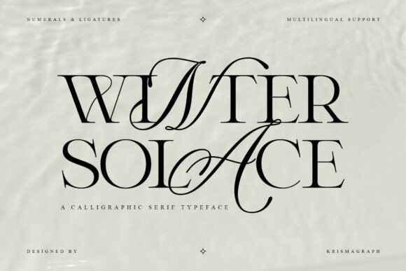 Winter Solace: A Serif Font for Elegant Design